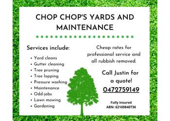 Chop Chop's Yards and Maintenance
