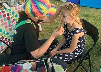 Green Bee Face Painting & Art