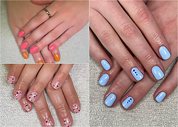 Katie Payne Tan Nails Eye Couture