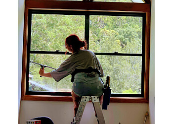 Women Washing Windows